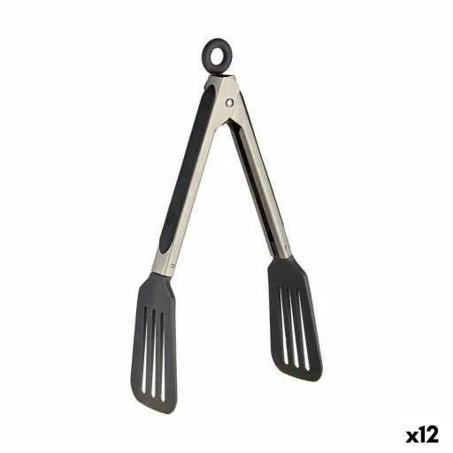 Pinça de Cozinha 26 cm Aço Inoxidável (12 Unidades)