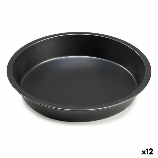 Molde para o Forno Ø 28 cm Metal Cinzento Escuro (12 Unidades)