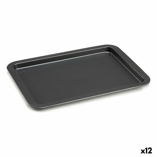 Bandeja para Forno Cinzento Metal 48 x 3 x 33,5 cm (12 Unidades)