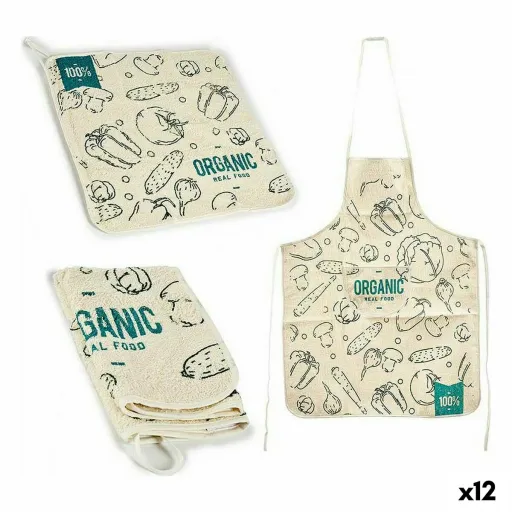 Conjunto de Cozinha Organic 2 Peças Azul Branco (12 Unidades)