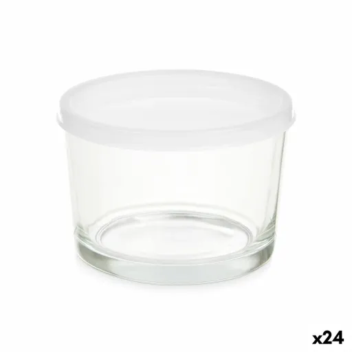 Lancheira Transparente Vidro Polipropileno 200 ml (24 Unidades)