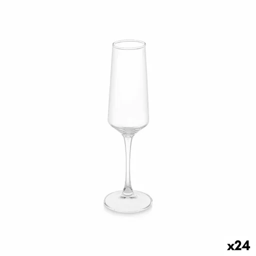 Copo de Champanhe Transparente Vidro 250 ml (24 Unidades)