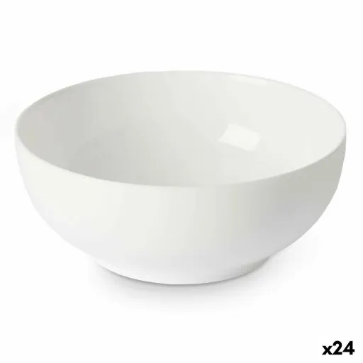 Tigela Branco Vidro Opalino 18 x 7 x 18 cm (24 Unidades)