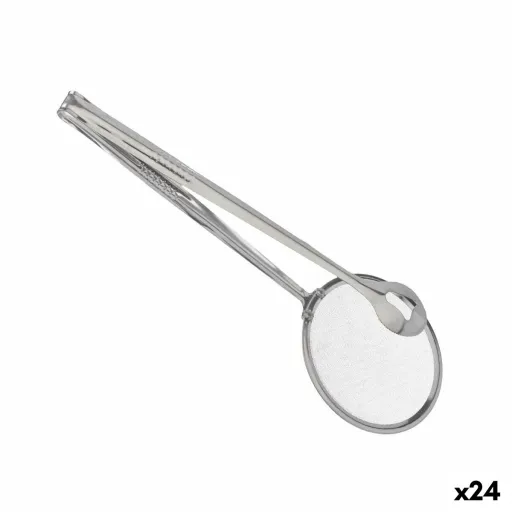 Pinça de Cozinha Aço Inoxidável 10 x 29 x 1 cm (24 Unidades) Escumadeira