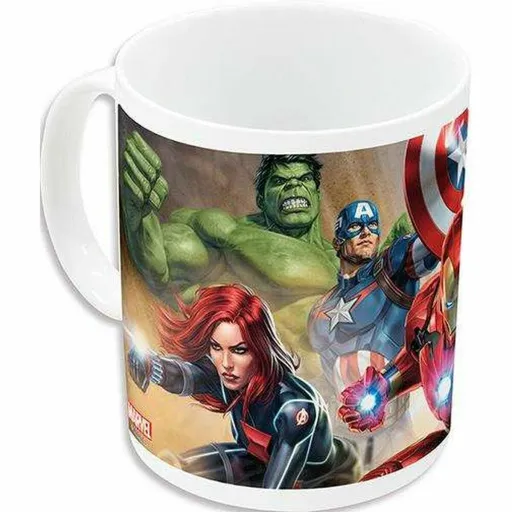 Caneca The Avengers Infinity Branco Cerâmica Vermelho (350 ml)