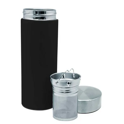 Termo Vin Bouquet Preto 300 ml Filtro para Infusões