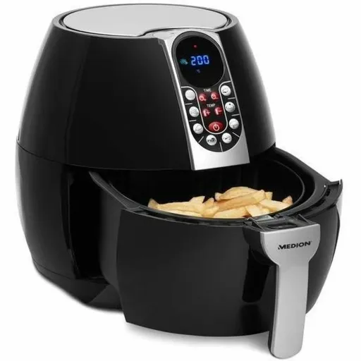 Fritadeira de Ar Medion 1500 W 2,8 L Preto/Prateado