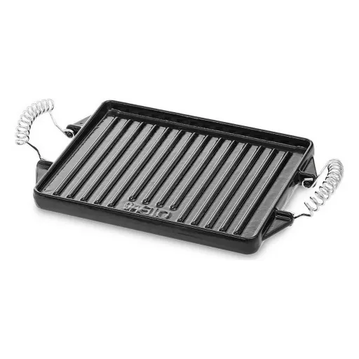 Grelha Grill Vaello Retangular Preto Aço Esmaltado (27 x 21 cm)