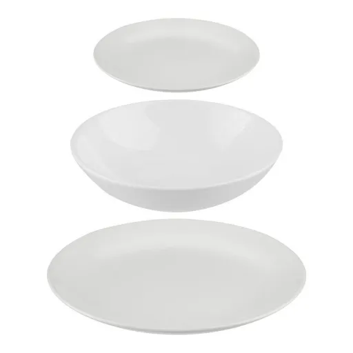 Louça Secret de Gourmet Branco Cerâmica 18 Peças