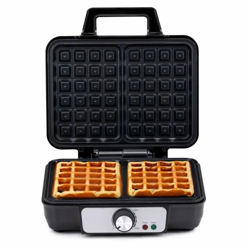 Máquina para Waffles Alpina 1000 W Prateado