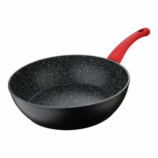 Frigideira Wok San Ignacio Toledo SG-6252 Alumínio Ø 28 cm Preto