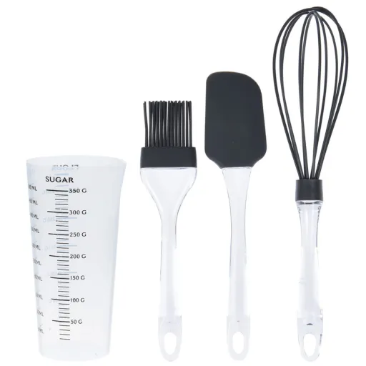 Conjunto de Utensílios de Cozinha Excellent Houseware 170483490 Silicone Pastelaria 4 Peças