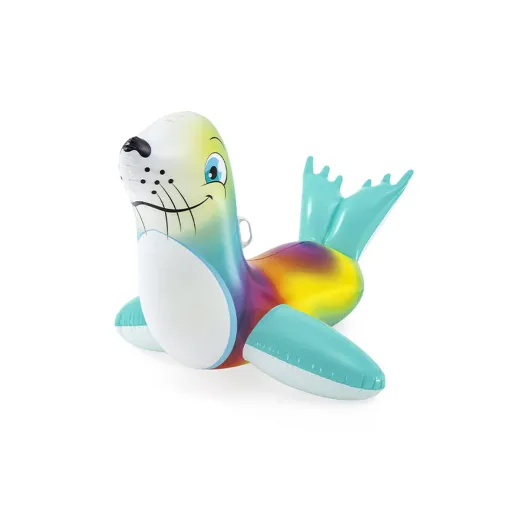 Bestway Figura Inflável Foca com Alças 157x114 cm +3 Anos Praia e Piscina 41479