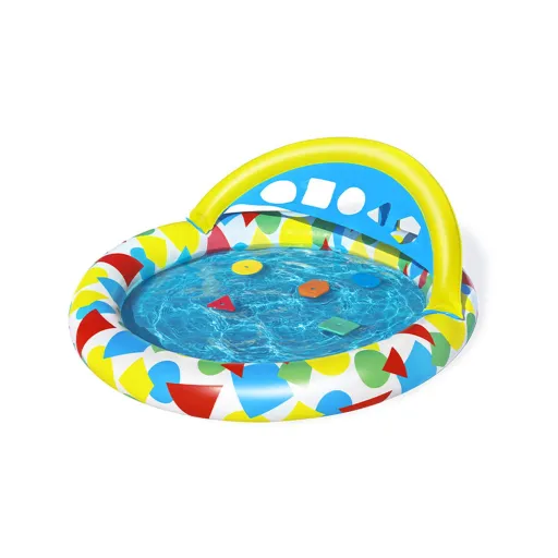 Bestway Piscina Inflável Infantil Aprendizado 120x117x46 cm +4 Meses Jardim 52378