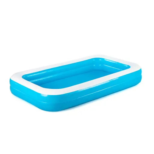 Bestway Piscina Inflável Retangular 2 Câmaras 305x183x46 cm +3 Anos Jardim 54150