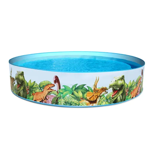 Bestway Piscina Rígida Infantil PVC Dinossauros 244x46 cm +3 Anos Jardim 55001