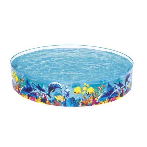 Bestway Piscina Rígida Infantil PVC Marina 244x46 cm +3 Anos Jardim 55031