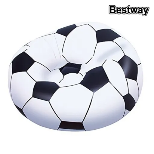 Puff Insuflável Bestway Multicolor 114 x 112 x 71 cm Bola de Futebol