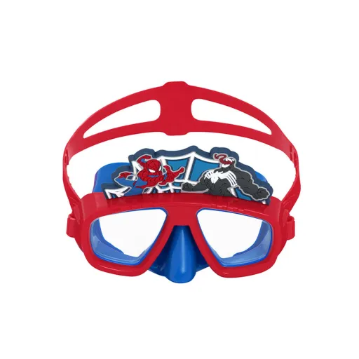 Bestway Máscara Infantil Correia Silicone Spiderman +3 Anos Praia e Piscina 98023