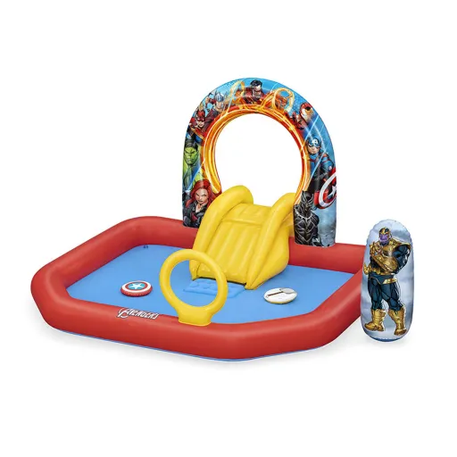 Piscina Infantil Bestway The Avengers 211 x 198 x 125 cm Parque Lúdico