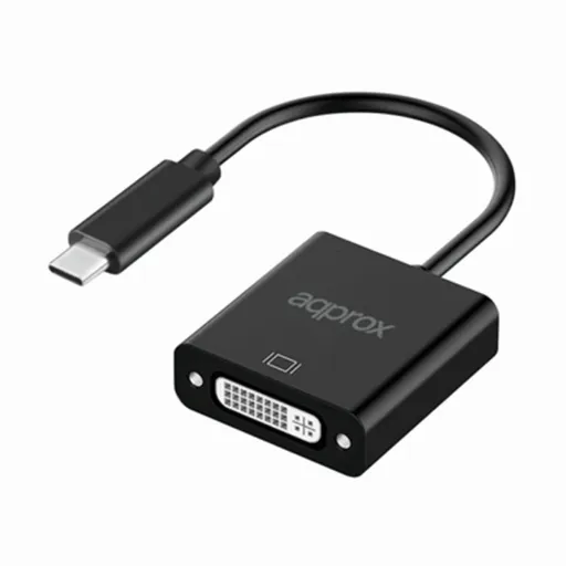 Adaptador USB C para DVI Approx! APPC51 Preto