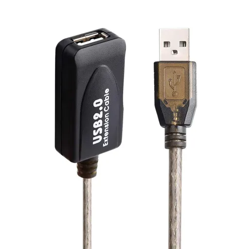 Cabo Alargador USB Ewent EW1024 25 m Preto