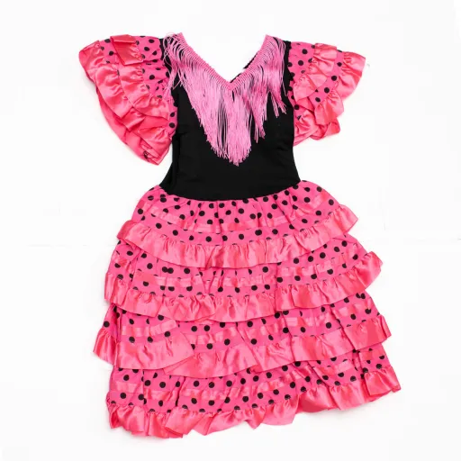 Vestido Flamenco VS-NPINK-LN2 2 Anos