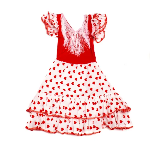 Vestido Flamenco VS-RB-LHEARTH 4 Anos