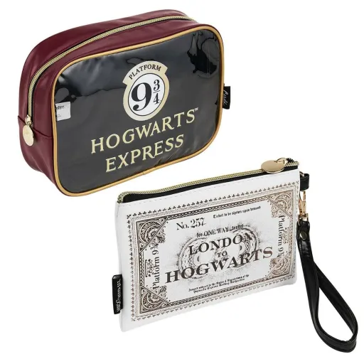 Nécessaire de Viagem Harry Potter 20 % Poliéster 80 % PVC 2 Peças