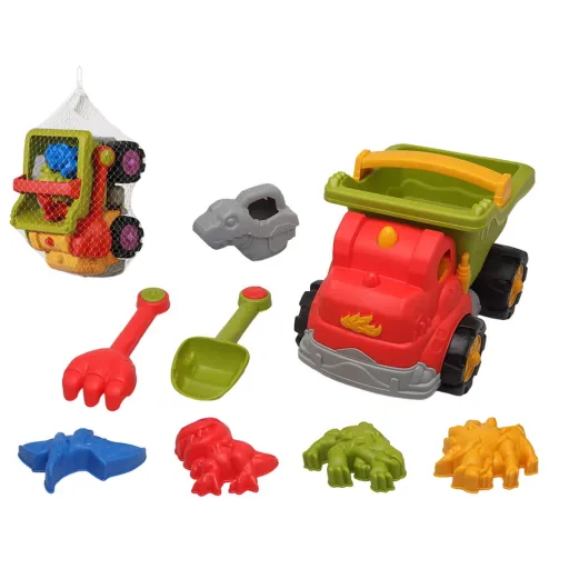 Conjunto de Brinquedos de Praia 8 Peças Dinossauros