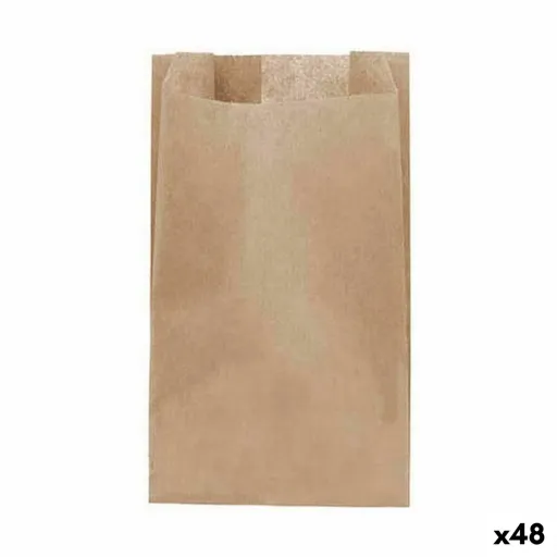 Set de Bolsas Algon Descartáveis Papel Kraft 40 Peças 8 x 15 cm (48 Unidades)