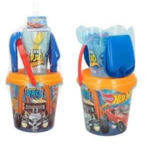 Conjunto de Brinquedos de Praia Hot Wheels Ø 18 cm