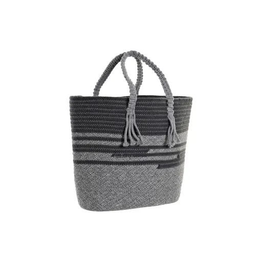 Bolsa DKD Home Decor 48 x 16 x 36 cm Cinzento