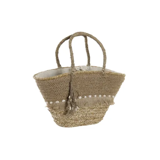 Saco de Praia DKD Home Decor 53 x 15 x 51,5 cm Natural Zostera Marina