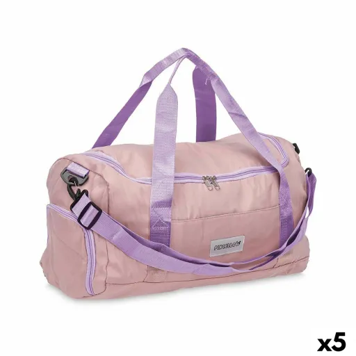 Bolsa de Viagem Cor de Rosa 46 x 25 x 28 cm (5 Unidades)