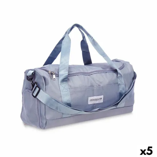 Bolsa de Viagem Azul 46 x 25 x 28 cm (5 Unidades)