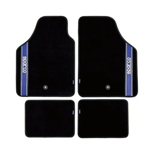 Conjunto de Tapetes de Carro Sparco Strada 2012 B Universal Preto/Azul (4 pcs)