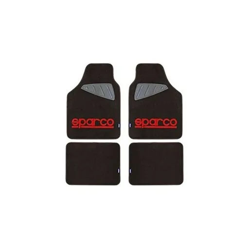 Conjunto de Tapetes de Carro Sparco SPC1903 Universal Preto/Vermelho (4 pcs)