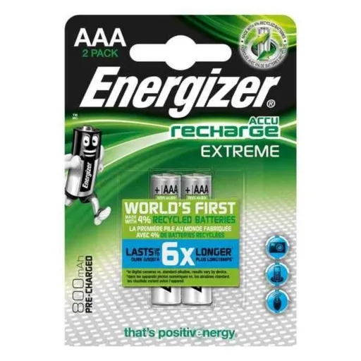 Pilhas Recarregáveis Energizer E300624300 1,2 V AAA HR03