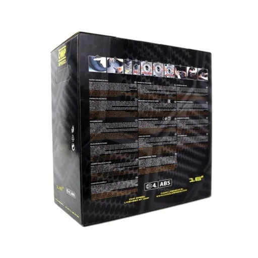 Tapacubos OMP Magnum Speed Preto 16" (4 Uds)