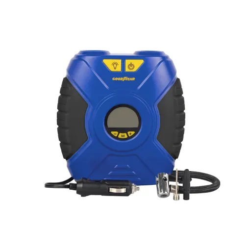 Compressor de Ar Portátil com LED Goodyear GOD0020 12 V 90 PSI