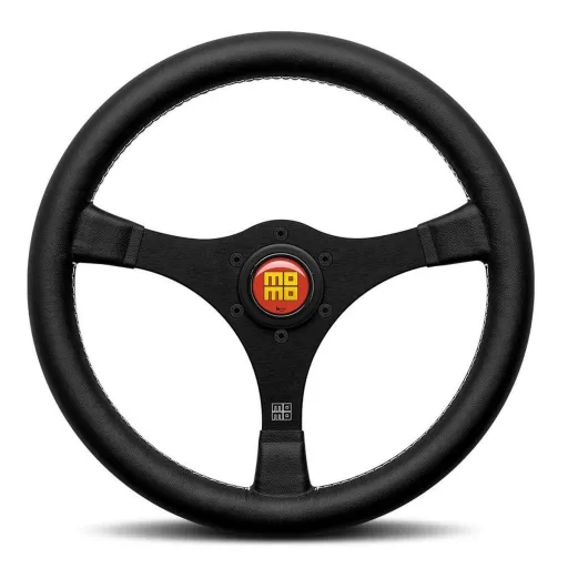 Volante de Corrida Momo 1968 RACING HERITAGE Preto Ø 35 cm