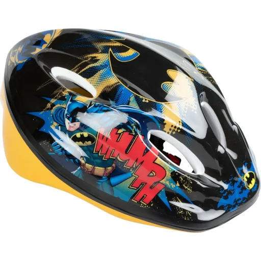 Capacete de Ciclismo Infantil Batman CZ10955 M Preto/Amarelo