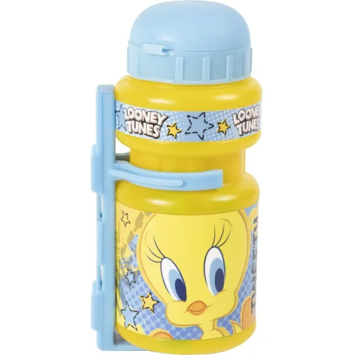 Garrafa Infantil para Bicicleta Looney Tunes CZ10968 Amarelo 350 ml