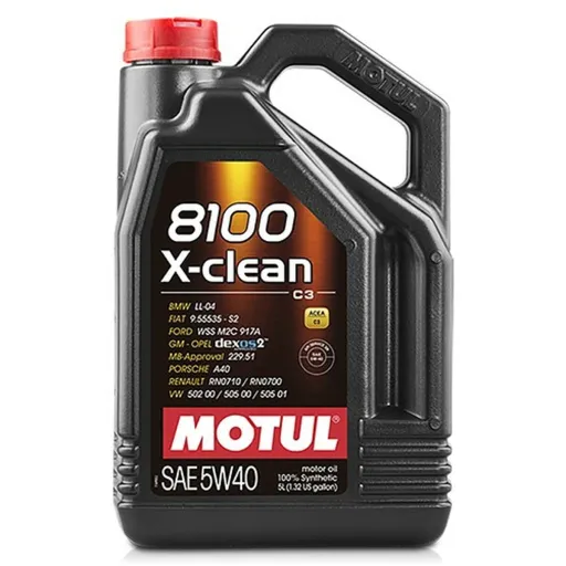 Óleo de Motor para Automóveis Motul 8100 X-Clean 5W40 5 L