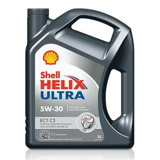 Óleo de Motor para Automóveis Shell Helix Ultra A10 ECT C3 5W30 C3 5 L