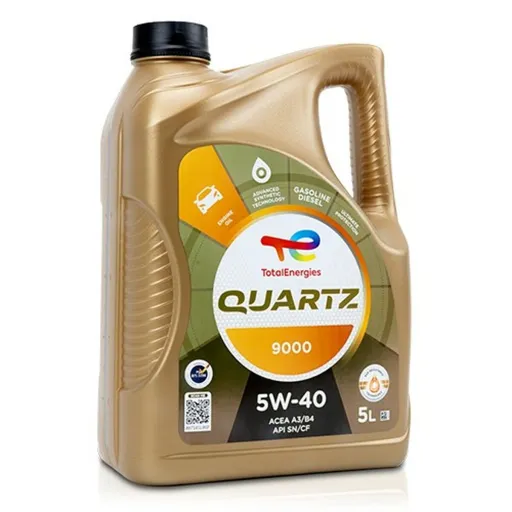 Óleo de Motor para Automóveis Totalenergies Quartz 9000 5W40 5 L