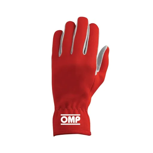 Luvas de Condução para Homens OMP Rally Vermelho XL