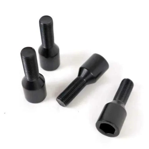 Kit de Parafusos OMP OMPS09611201 M12 x 1,50 4 Uds Preto