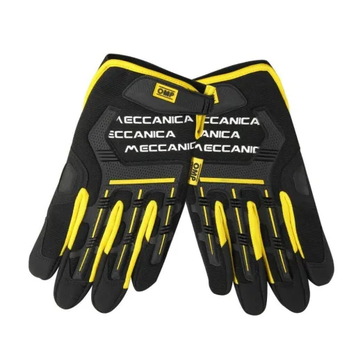 Luvas de Mecânica OMP MECH Amarelo/Preto S